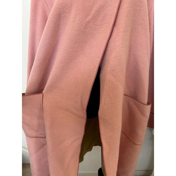 Harve Benard Women’s Wool Blend Tunic Long Pink Coat Size 14 - Picture 5 of 8